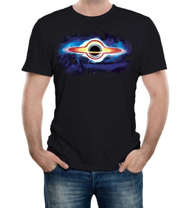 Reality Glitch Black Hole Event Horizon Mens T-Shirt