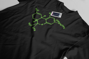 Cannabis Molecule Mens T-Shirt