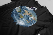 Flat Earth Waterfall Mens T-Shirt