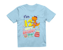 Reality Glitch I'm Twelve Happy Twelfth Birthday  Kids T-Shirt