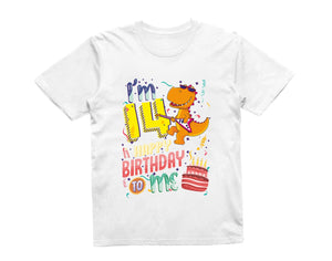 Reality Glitch I'm Fourteen Happy Fourteenth Birthday  Kids T-Shirt