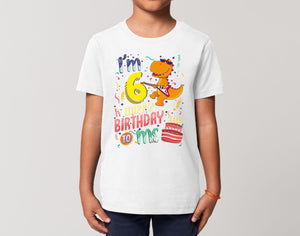 Reality Glitch I'm Six Happy Sixth Birthday  Kids T-Shirt