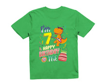 Reality Glitch I'm Seven Happy Seventh Birthday  Kids T-Shirt