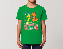 Reality Glitch I'm Seven Happy Seventh Birthday  Kids T-Shirt