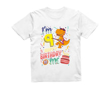 Reality Glitch I'm Nine Happy Ninth Birthday  Kids T-Shirt