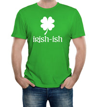 Reality Glitch Irish-Ish St Patricks Day Clover Mens T-Shirt
