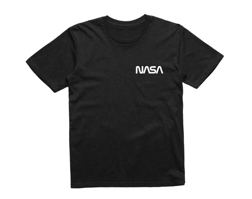 Reality Glitch Nasa Left Breast Logo Kids T-Shirt