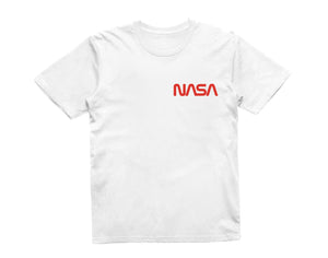 Reality Glitch Nasa Left Breast Logo Kids T-Shirt