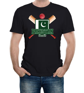 Reality Glitch Pakistan Cricket Supporter Flag Mens T-Shirt