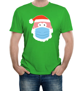 Reality Glitch Men's Santa Clause Mask T-Shirt