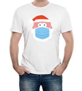 Reality Glitch Men's Santa Clause Mask T-Shirt