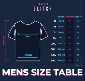 Reality Glitch Gemini Star Sign Constellation Mens T-Shirt