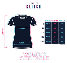 Reality Glitch Summer Vibes Holiday Wave Vacation Womens T-Shirt