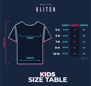 Reality Glitch India Cricket Supporter Flag Kids T-Shirt