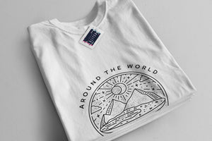 The World is Round Glober Mens T-Shirt