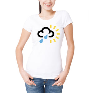 Reality Glitch UK Weather Forecast Symbol Womens T-Shirt