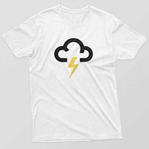 Reality Glitch Lightning Strike Weather Symbol Kids T-Shirt