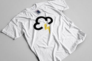 Reality Glitch Lightning Strike Weather Symbol Kids T-Shirt