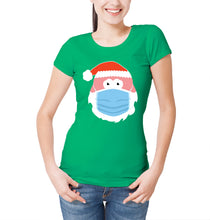 Reality Glitch Women's Santa Clause Mask T-Shirt