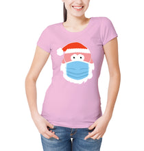 Reality Glitch Women's Santa Clause Mask T-Shirt