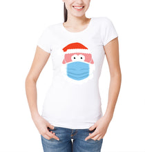 Reality Glitch Women's Santa Clause Mask T-Shirt