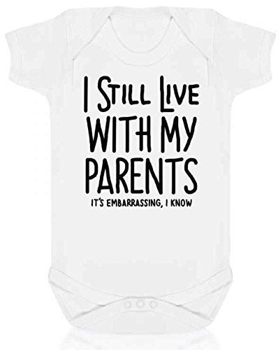 I Still LIve With My Parents Short Sleeve Babygrow