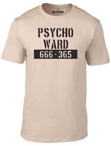 Men's SAND T-shirt With a Psycho ward Printed Design