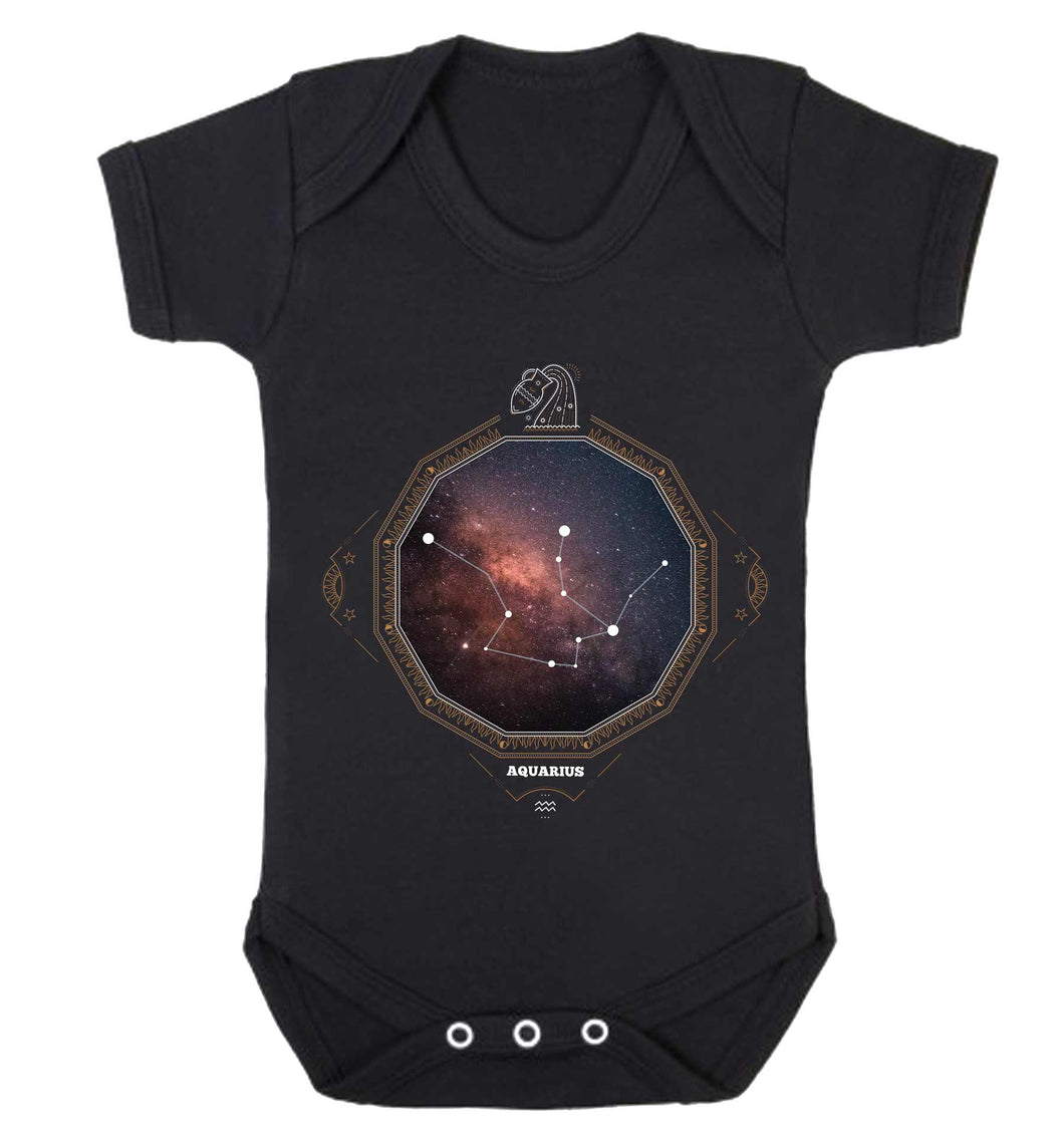 Reality Glitch Aquarius Star Sign Constellation Kids Babygrow