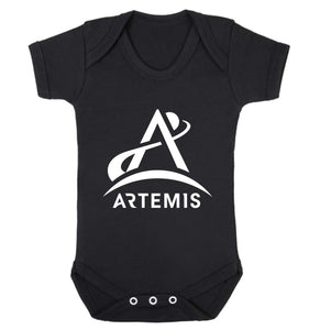 Reality Glitch NASA Artemis Space Mission Logo Kids Babygrow