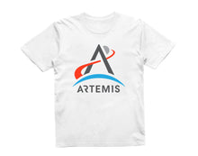 Reality Glitch NASA Artemis Space Mission Logo Kids T-Shirt