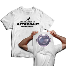 Reality Glitch Ask Me About My Astronaut Impression Flip Mens T-Shirt