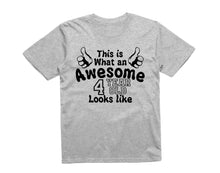 Reality Glitch This is What an Awesome 4 Year Old Looks Like Kids T-Shirt