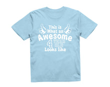 Reality Glitch This is What an Awesome 4 Year Old Looks Like Kids T-Shirt