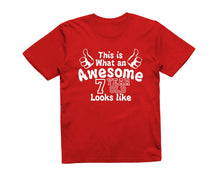 Reality Glitch This is What an Awesome 7 Year Old Looks Like Kids T-Shirt