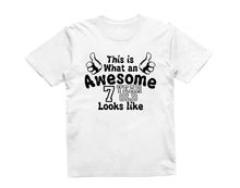 Reality Glitch This is What an Awesome 7 Year Old Looks Like Kids T-Shirt