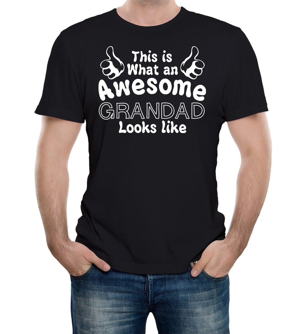 Reality Glitch This is What an Awesome Grandad Looks Like Mens T-Shirt