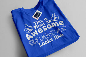 Reality Glitch This is What an Awesome Grandad Looks Like Mens T-Shirt