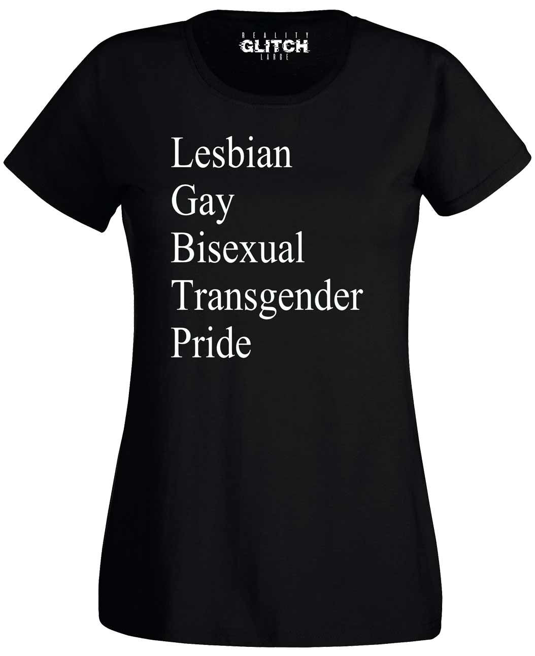 Women's L.G.B.T. Pride T-Shirt.