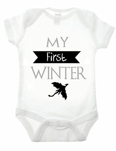 First Winter Short Sleeve Babygrow