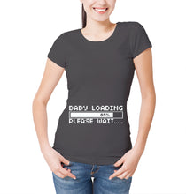 Reality Glitch Womens Baby loading  T-Shirt