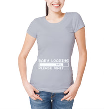 Reality Glitch Womens Baby loading  T-Shirt