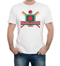 Reality Glitch Bangladesh Cricket Supporter Flag Mens T-Shirt