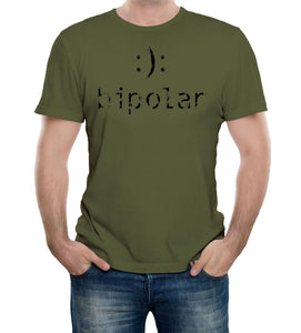 Reality Glitch Bipolar Mens T-Shirt