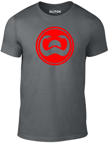 Men's Dark Grey T-shirt With a Red Tower Of Serpents Printed Design