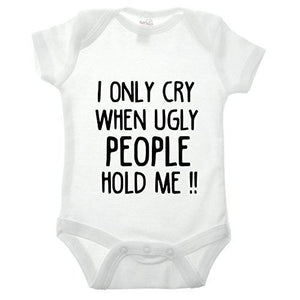 Cry For Ugly People Babygrow