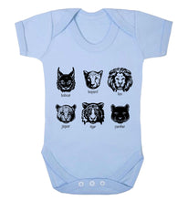 Reality Glitch Big Cats Sketch Kids Babygrow