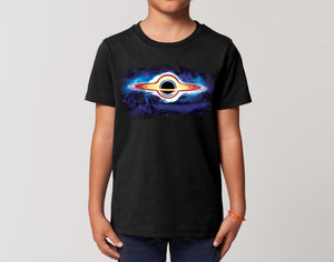 Reality Glitch Black Hole Event Horizon Kids T-Shirt