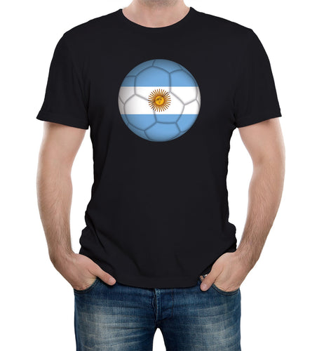 Reality Glitch Argentina Football Supporter Mens T-Shirt