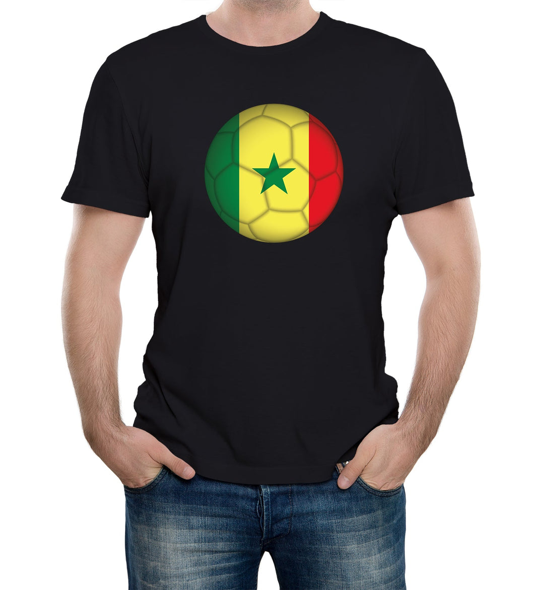Reality Glitch Senegal Football Supporter Mens T-Shirt