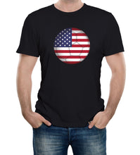 Reality Glitch U.S.A United States Football Supporter Mens T-Shirt